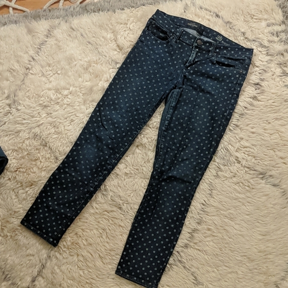 J. Crew Denim - J. Crew Polka Dot Skinny Jeans